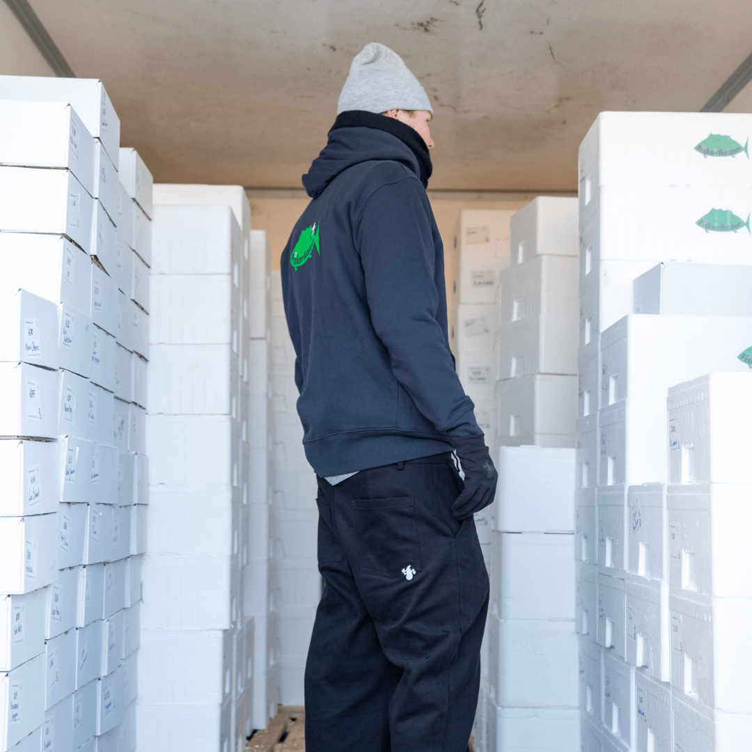 Le Fix x Fiskerikajen Hoodie I Navy