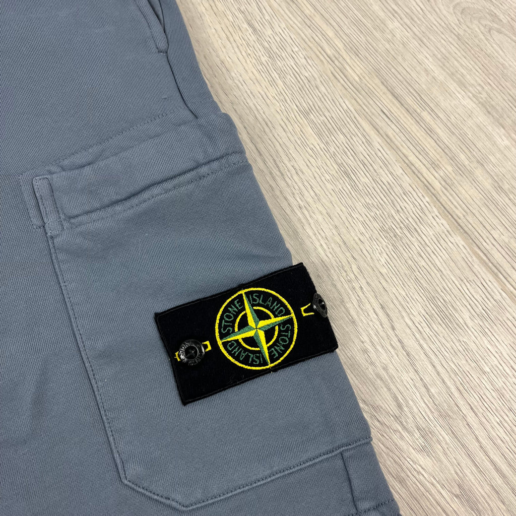 Stone Island Jersey Shorts - Avio Blue -Usfansport