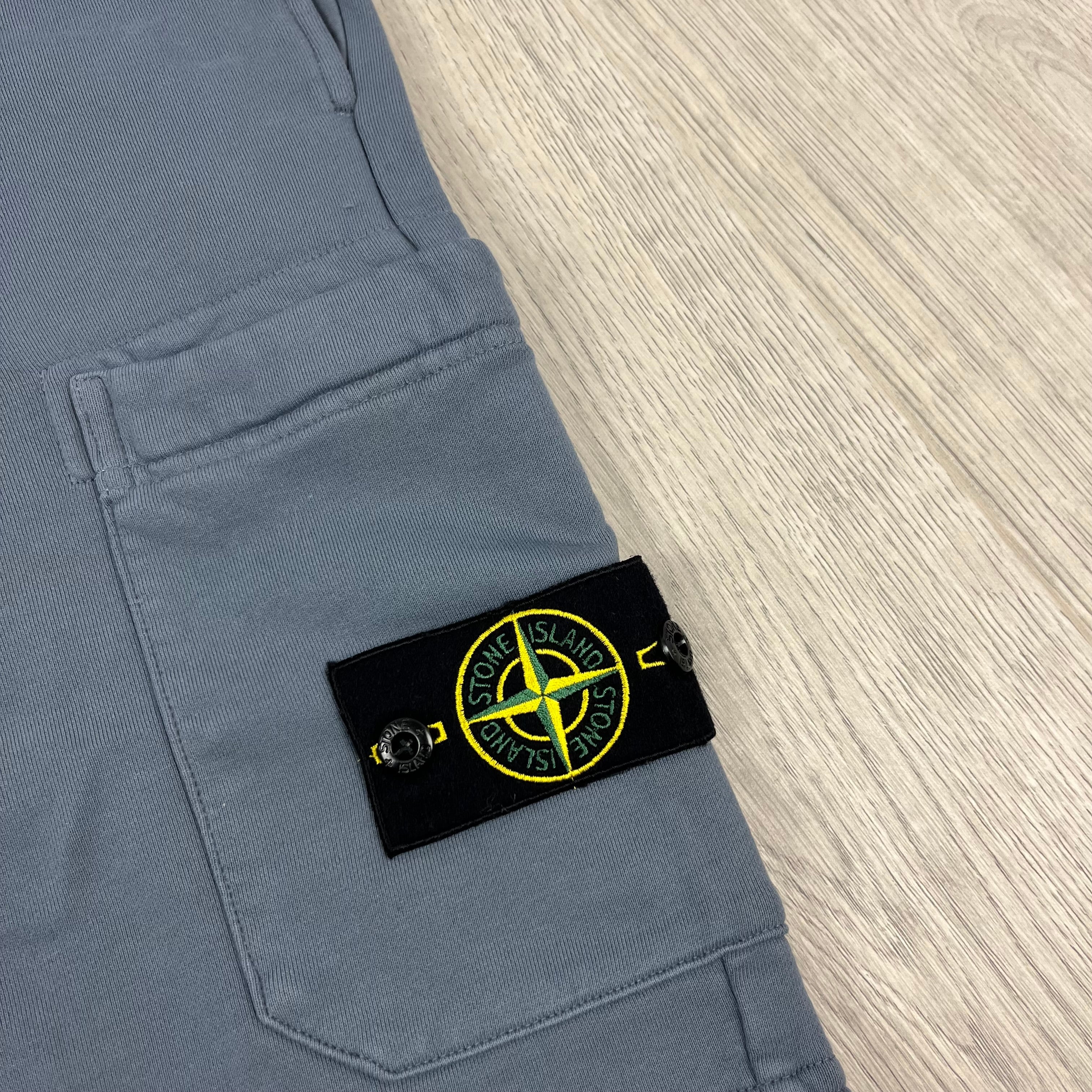 Stone Island Jersey Shorts - Avio Blue -Usfansport