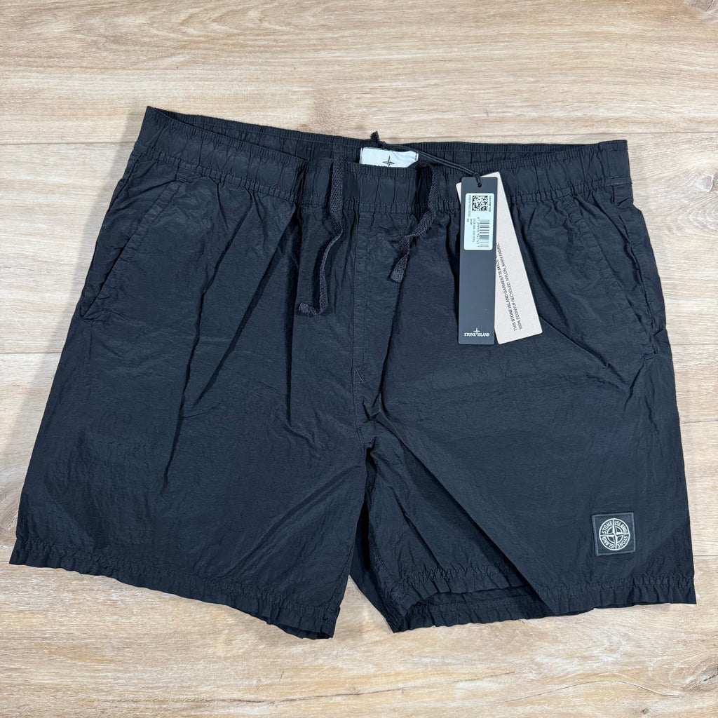 Stone Island Nylon Metal Swim Shorts in Black -Usfansport
