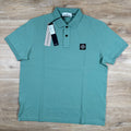 Stone Island Organic Cotton Pique Polo Shirt in Mint -Usfansport