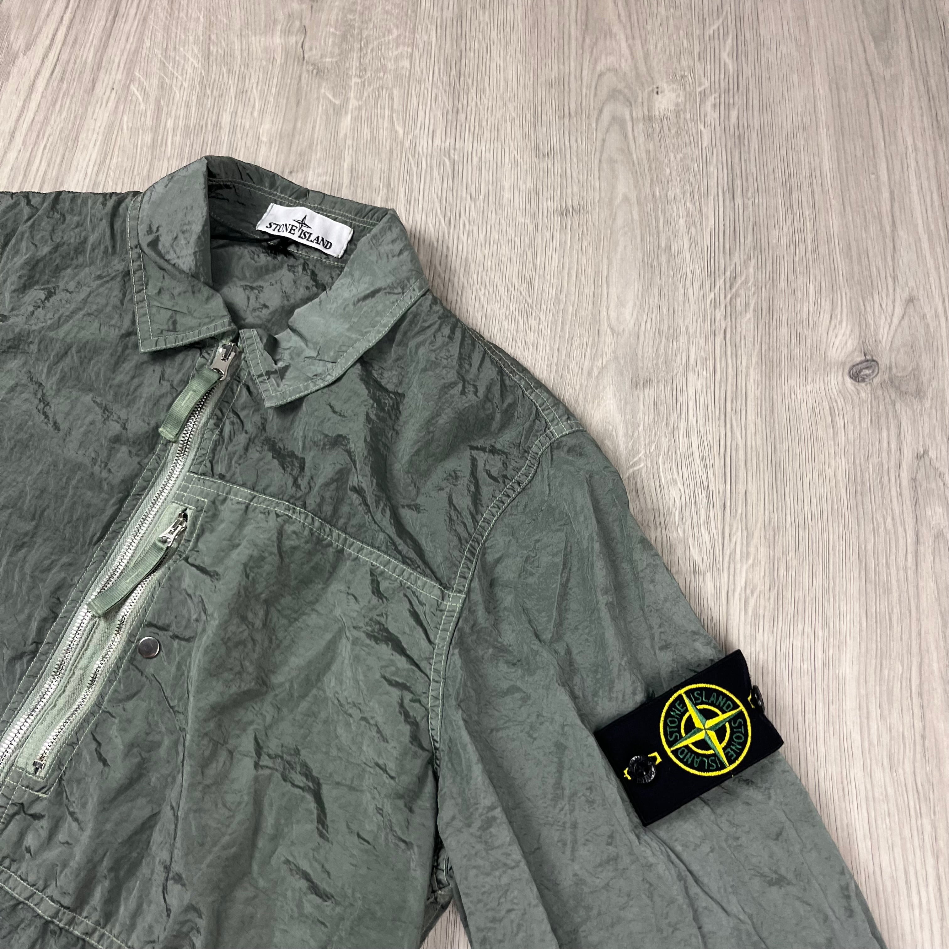 Stone Island Metal Overshirt - Sage -Usfansport