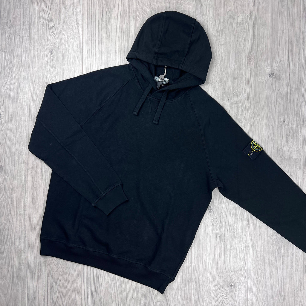 Stone Island Dyed Hoodie - Black -Usfansport