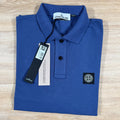Stone Island Organic Cotton Pique Polo Shirt in Blue Marine -Usfansport