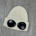 CP Company Goggle Beanie - White -Usfansport
