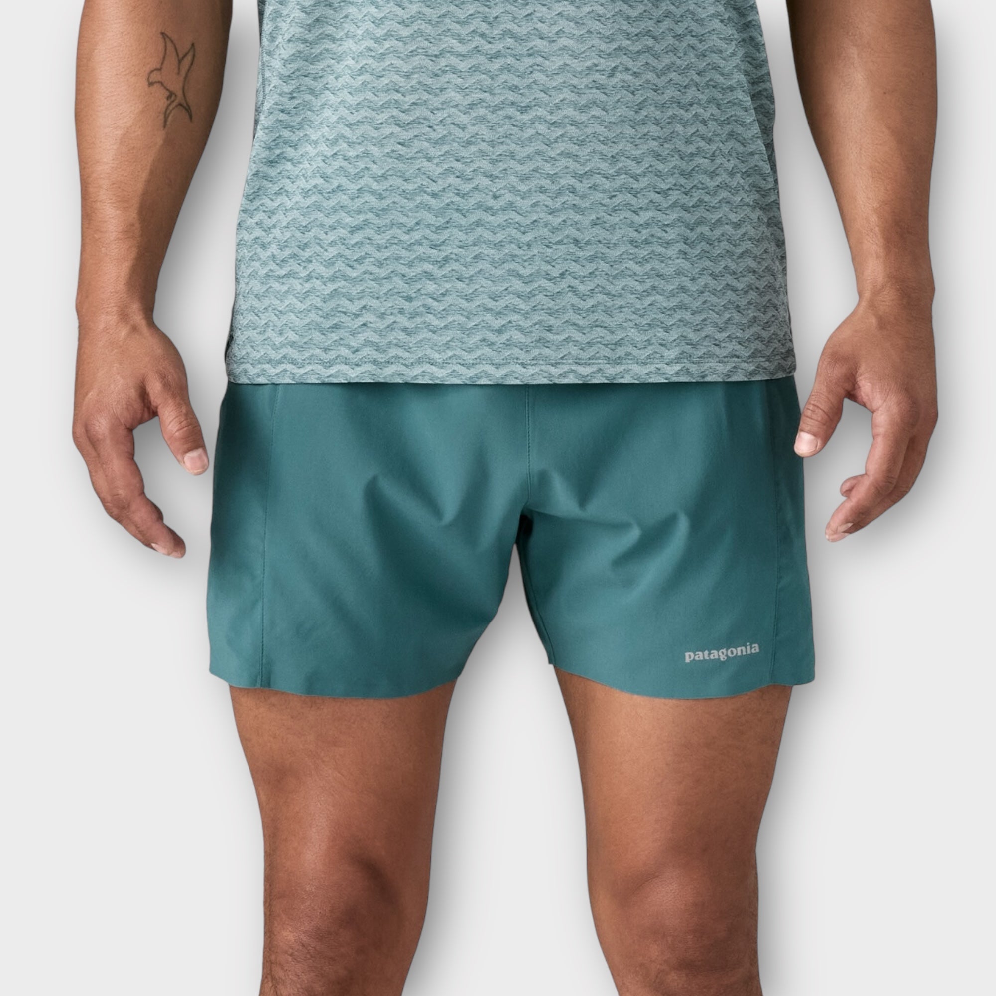 Patagonia Strider Pro 5IN Shorts I Wetland Blue