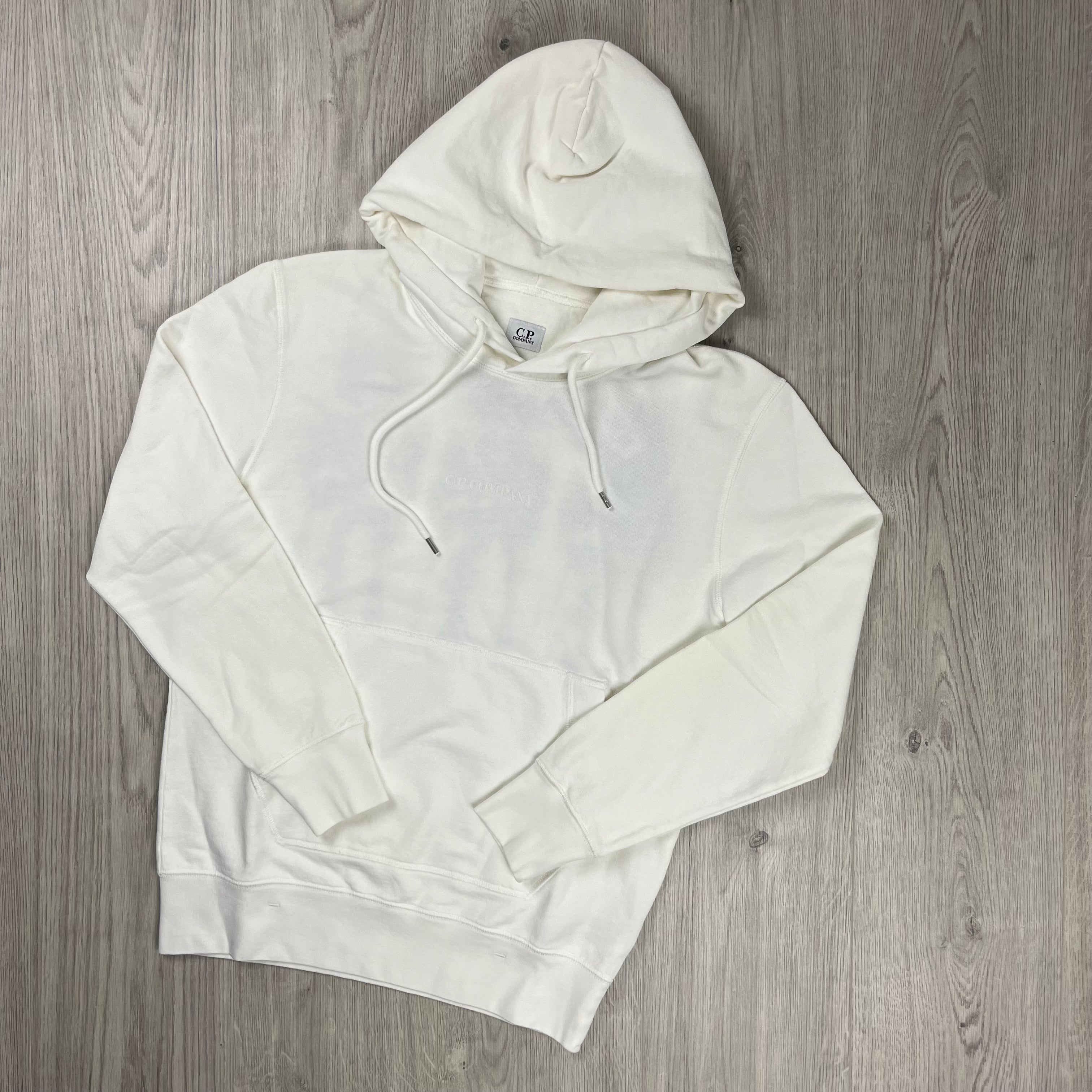 CP Company Graphic Hoodie - White -Usfansport