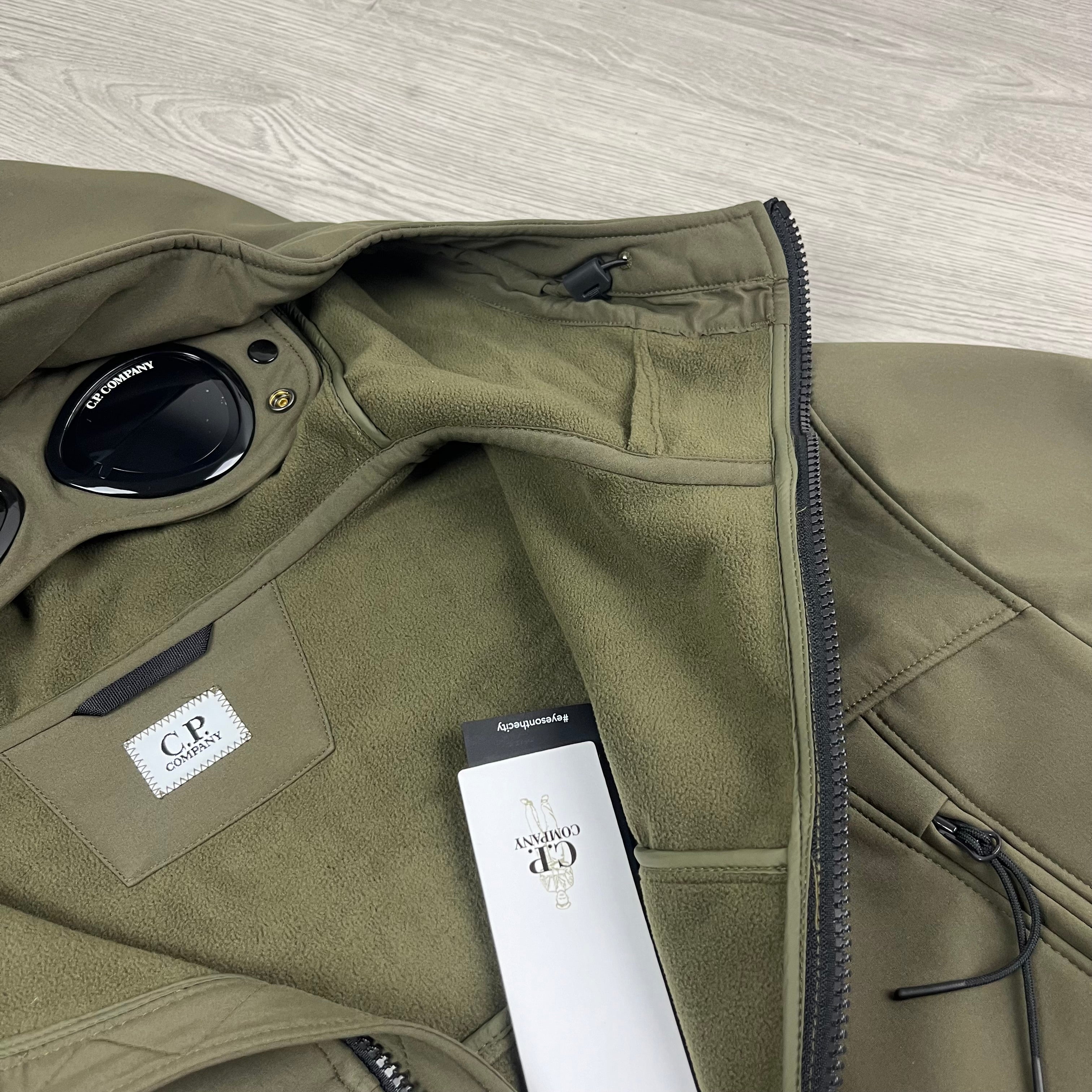 CP Company Shell Goggle Jacket - Ivy Green -Usfansport