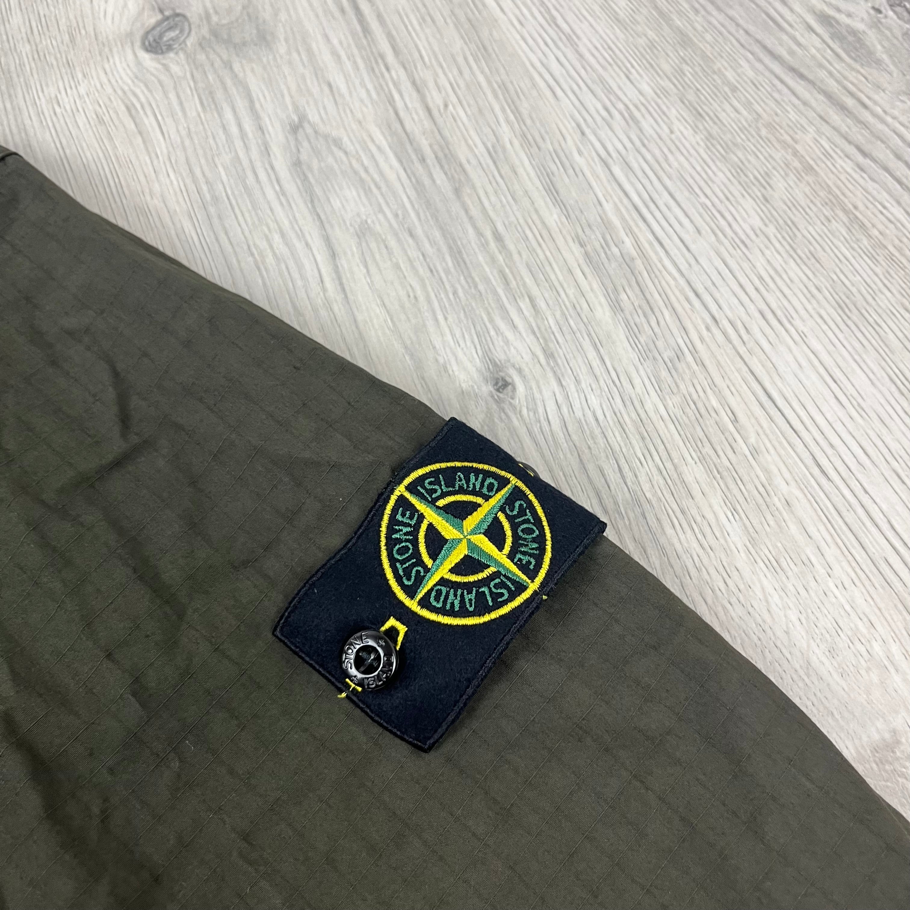 Stone Island Zip Overshirt - Musk -Usfansport