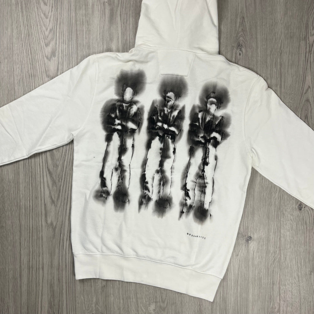 CP Company Graphic Hoodie - White -Usfansport