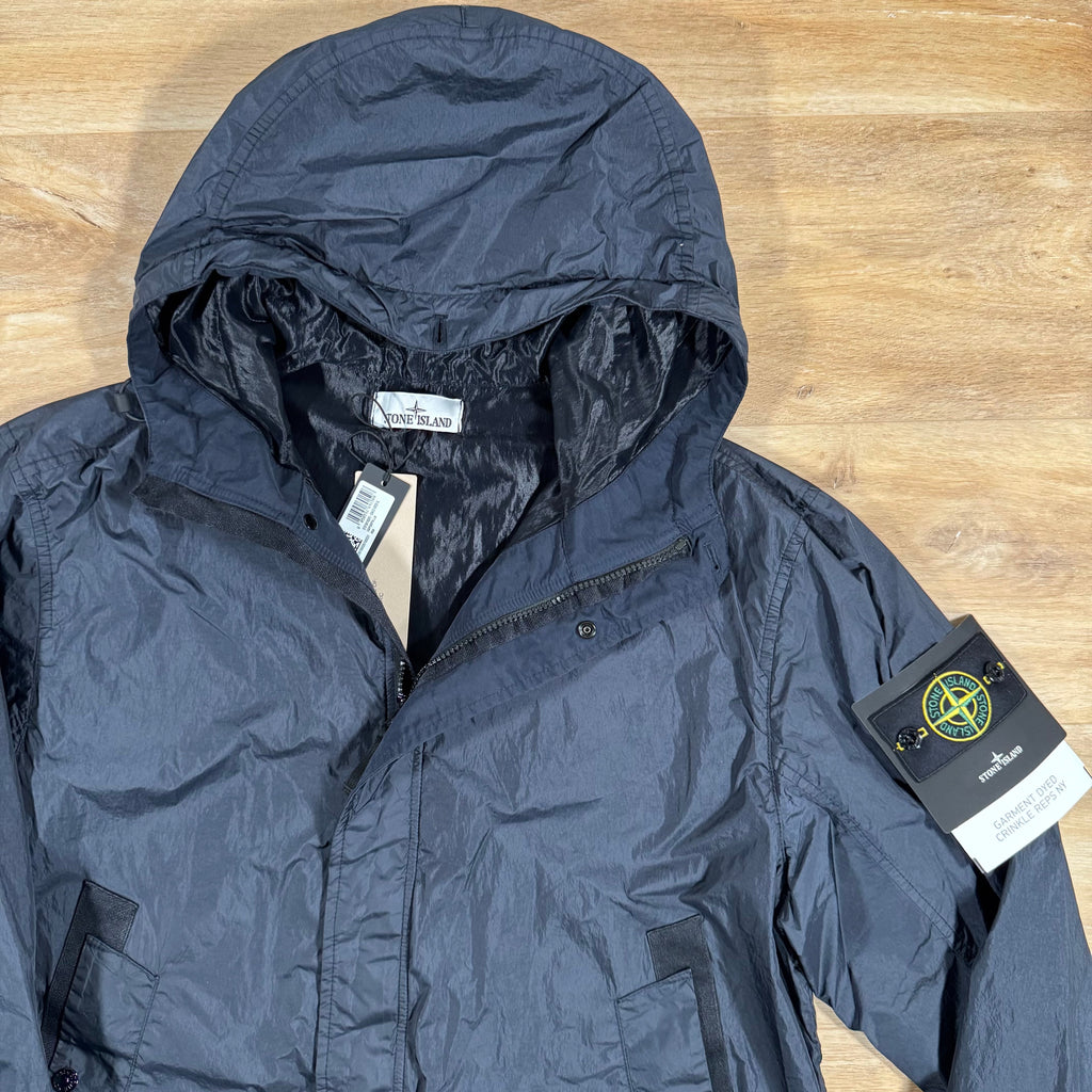 Stone Island Crinkle Reps R-NY Jacket in Navy -Usfansport