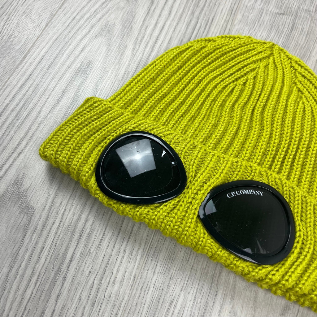 CP Company Goggle Beanie - Green Sheen -Usfansport