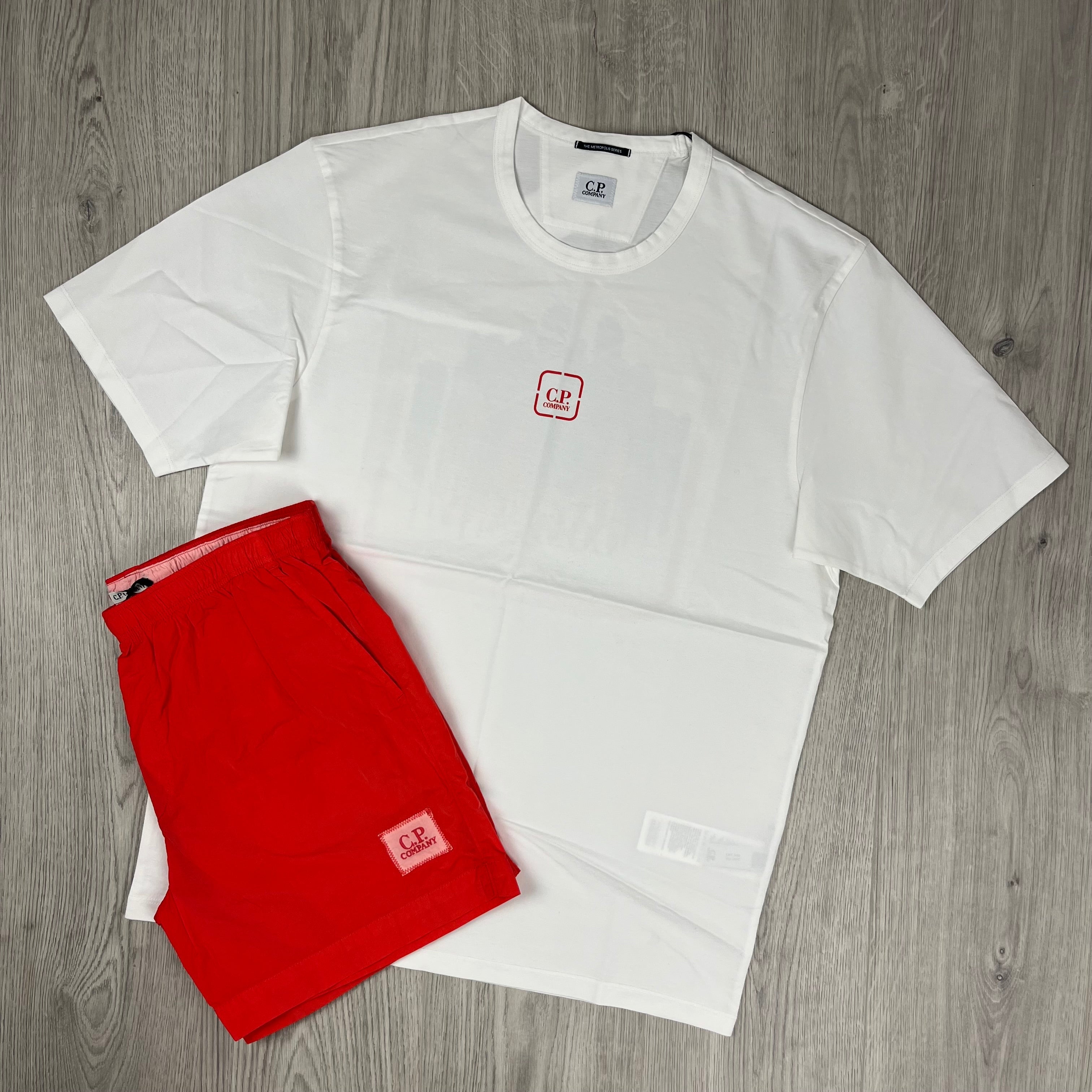 CP Company Holiday Set - White/Poinciana -Usfansport