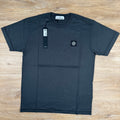 Stone Island Patch Logo T-Shirt in Lead Grey -Usfansport