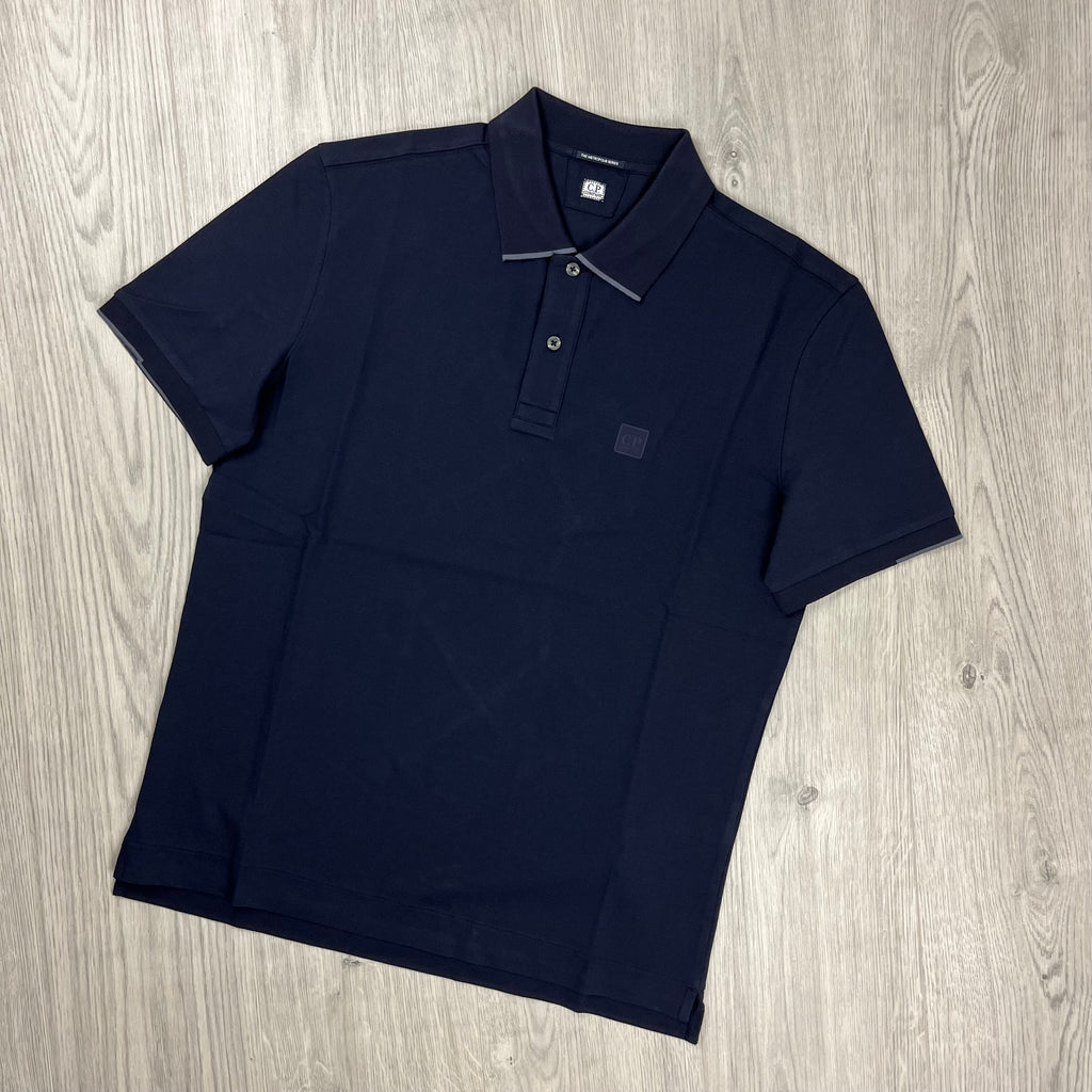 CP Company Metropolis Polo Shirt - Navy -Usfansport