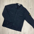 Stone Island Zip Overshirt - Navy -Usfansport