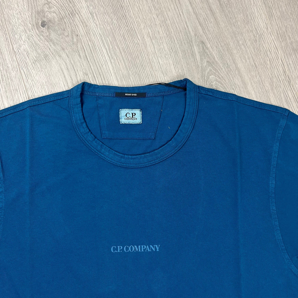 CP Company Printed T-Shirt  - Ink Blue -Usfansport