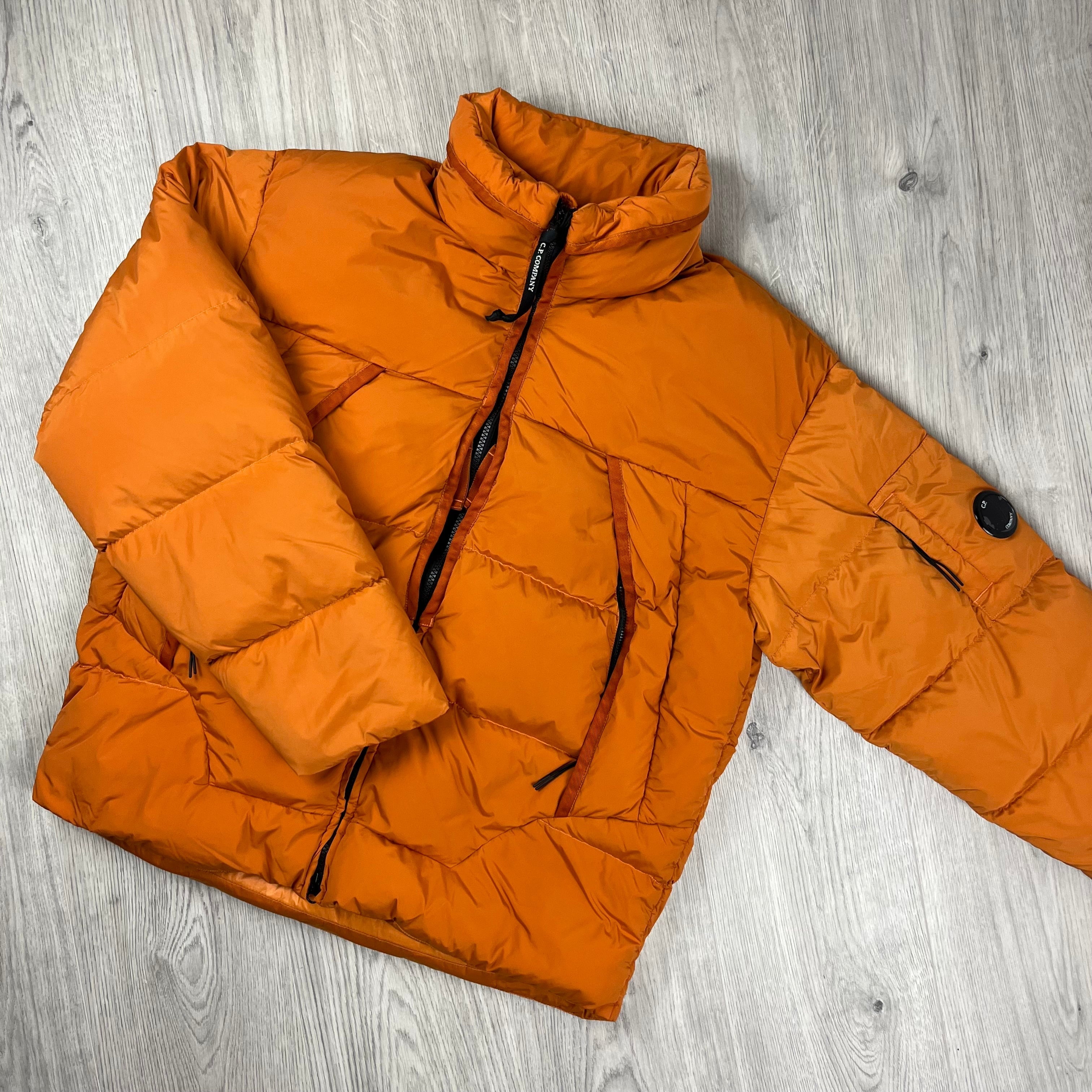 CP Company Nycra-R Down Jacket - Russet Orange -Usfansport