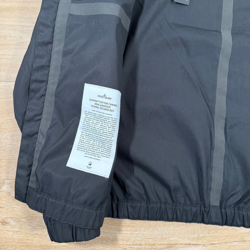 Stone Island Supima Canvas Jacket in Black -Usfansport