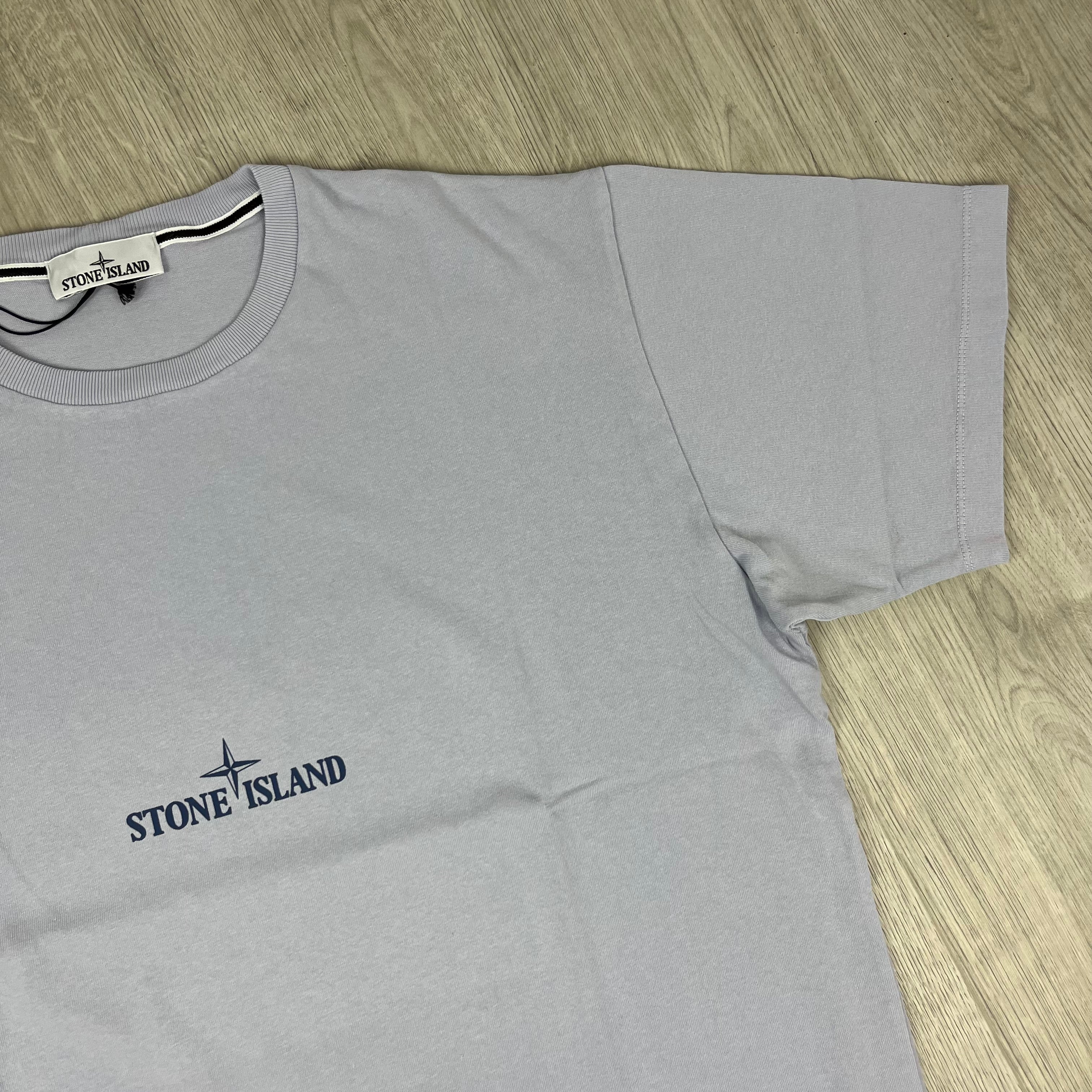 Stone Island Construction T-Shirt - Lilac -Usfansport
