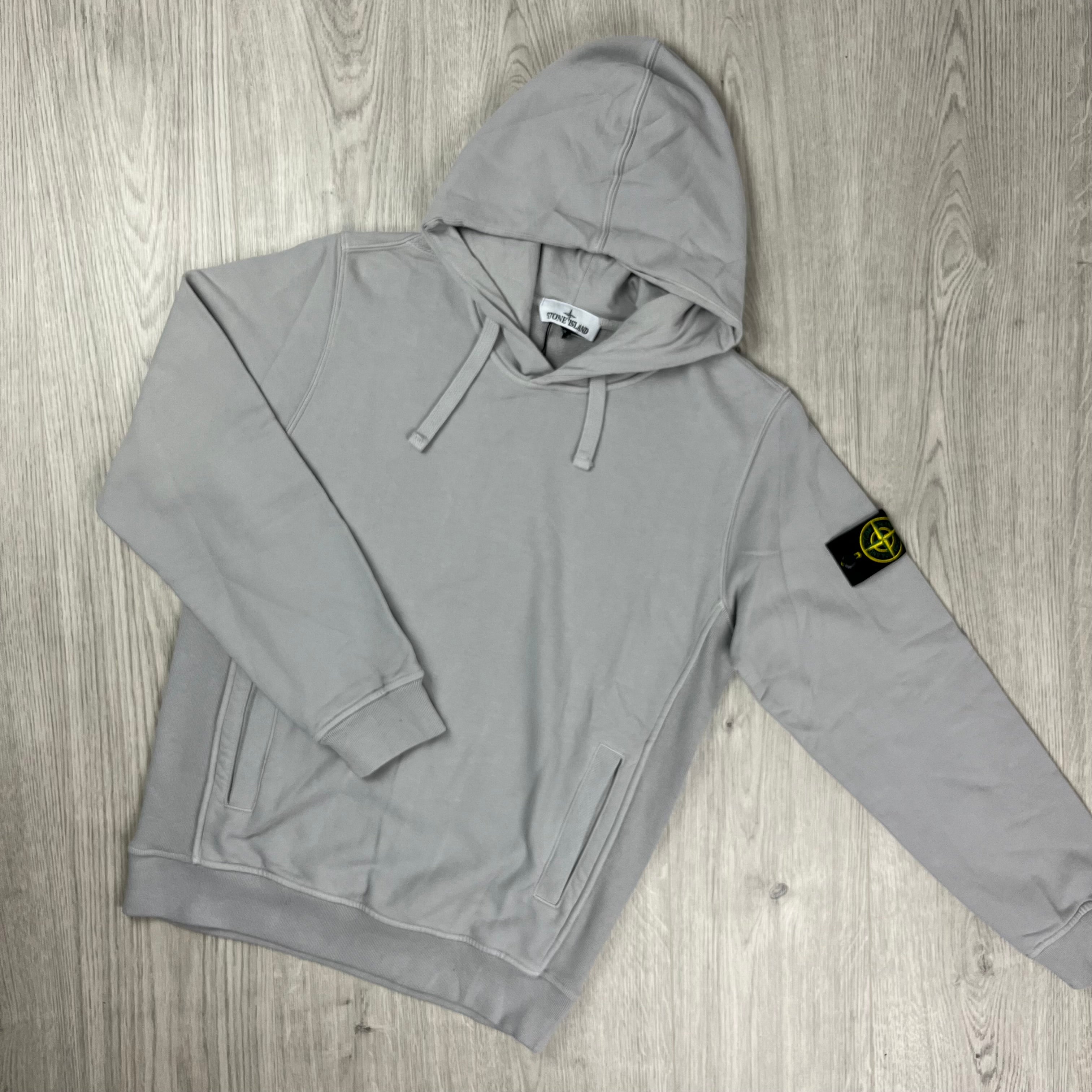 Stone Island Dyed Hoodie - Grey -Usfansport