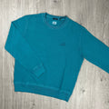 CP Company Patch Sweatshirt - Tile Blue -Usfansport