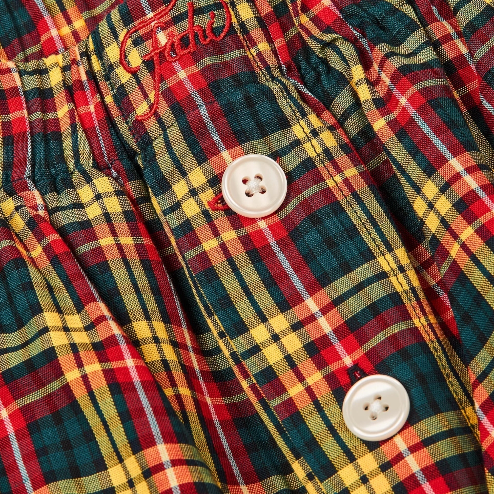 Fichi Long Boxer I Royal Red Check