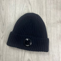 CP Company Lens Beanie - Navy -Usfansport