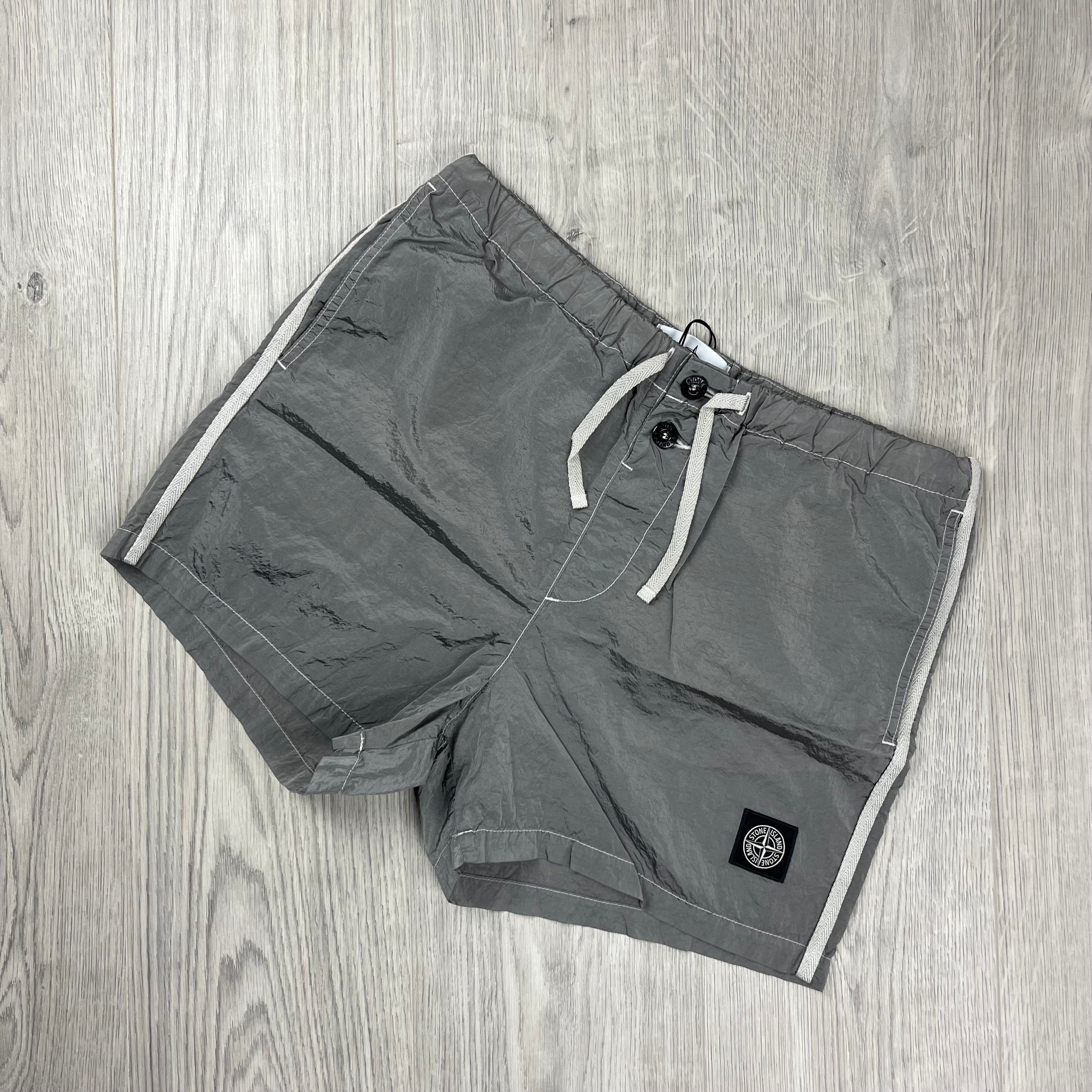 Stone Island Swim Shorts - Pearl Grey -Usfansport