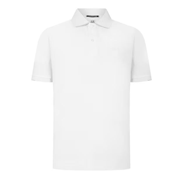 CP Company Metropolis Polo Shirt - White -Usfansport