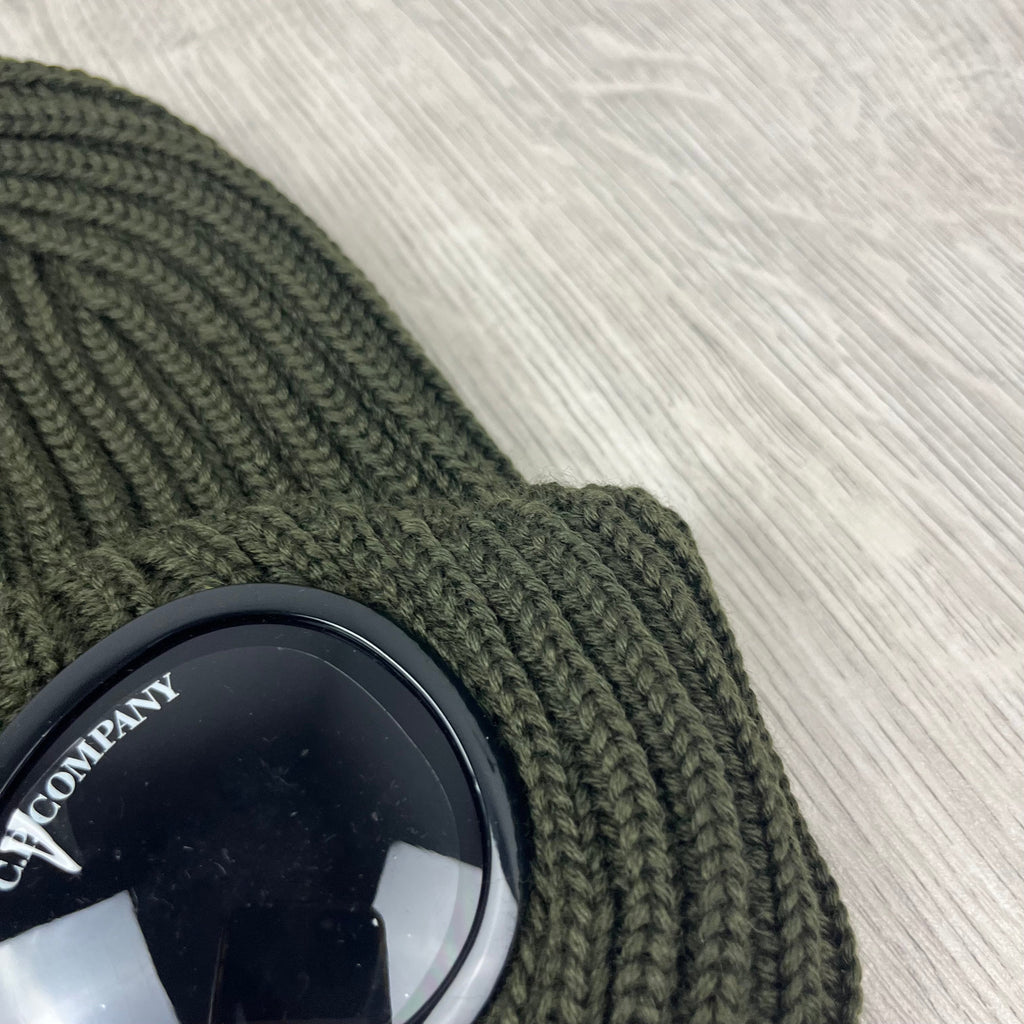 CP Company Goggle Beanie - Ivy Green -Usfansport