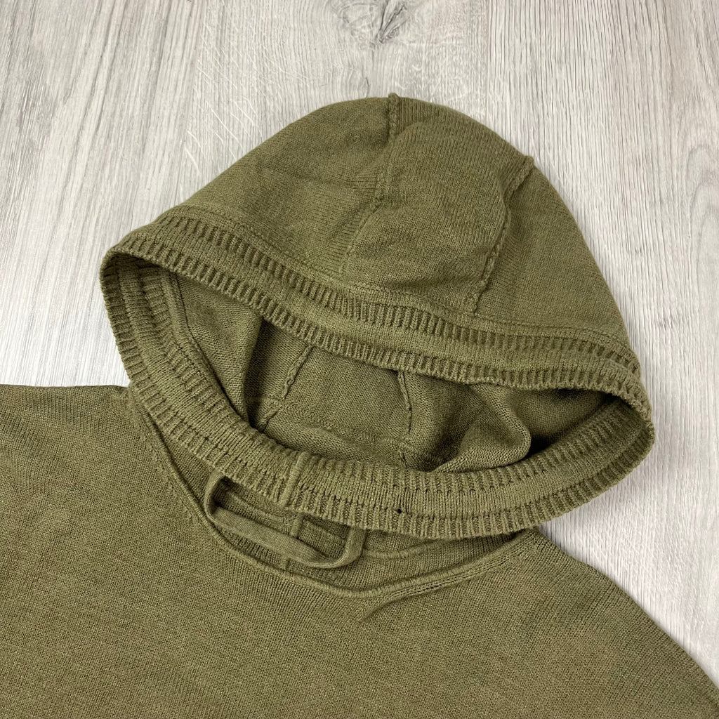 CP Company Knit Hoodie - Capers -Usfansport