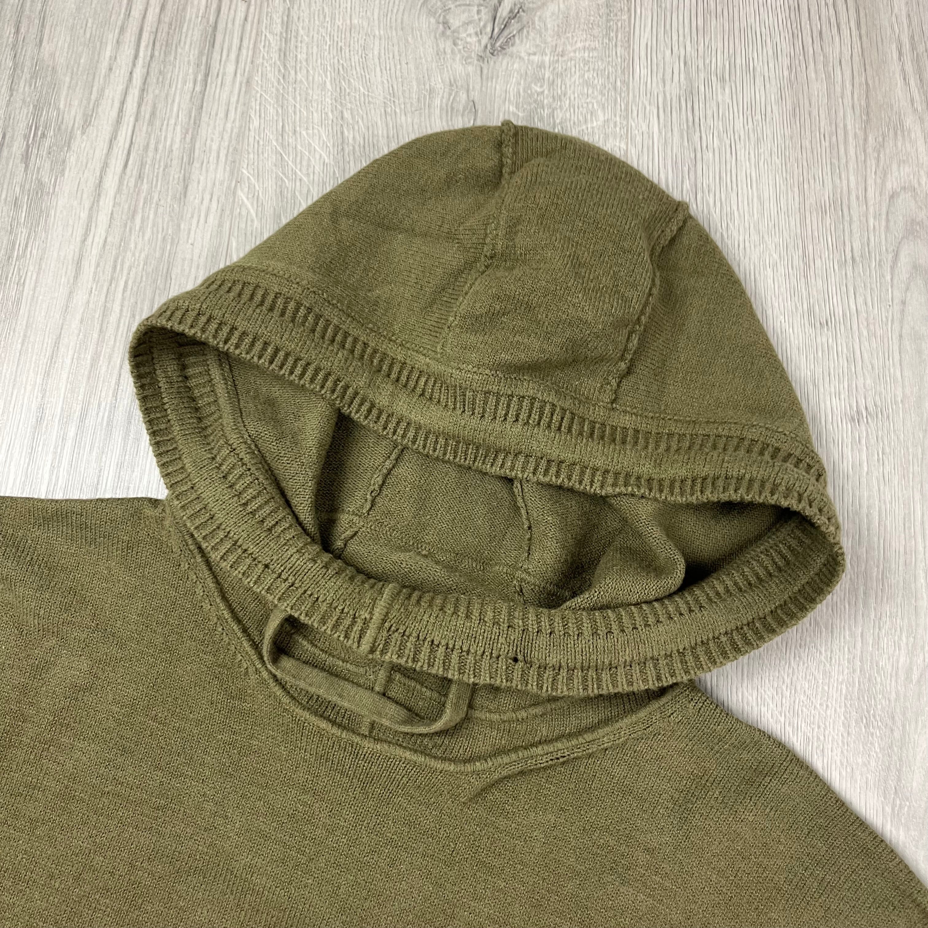 CP Company Knit Hoodie - Capers -Usfansport