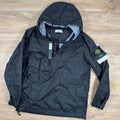 Stone Island Membrana 3L TC Anorak Jacket in Black -Usfansport
