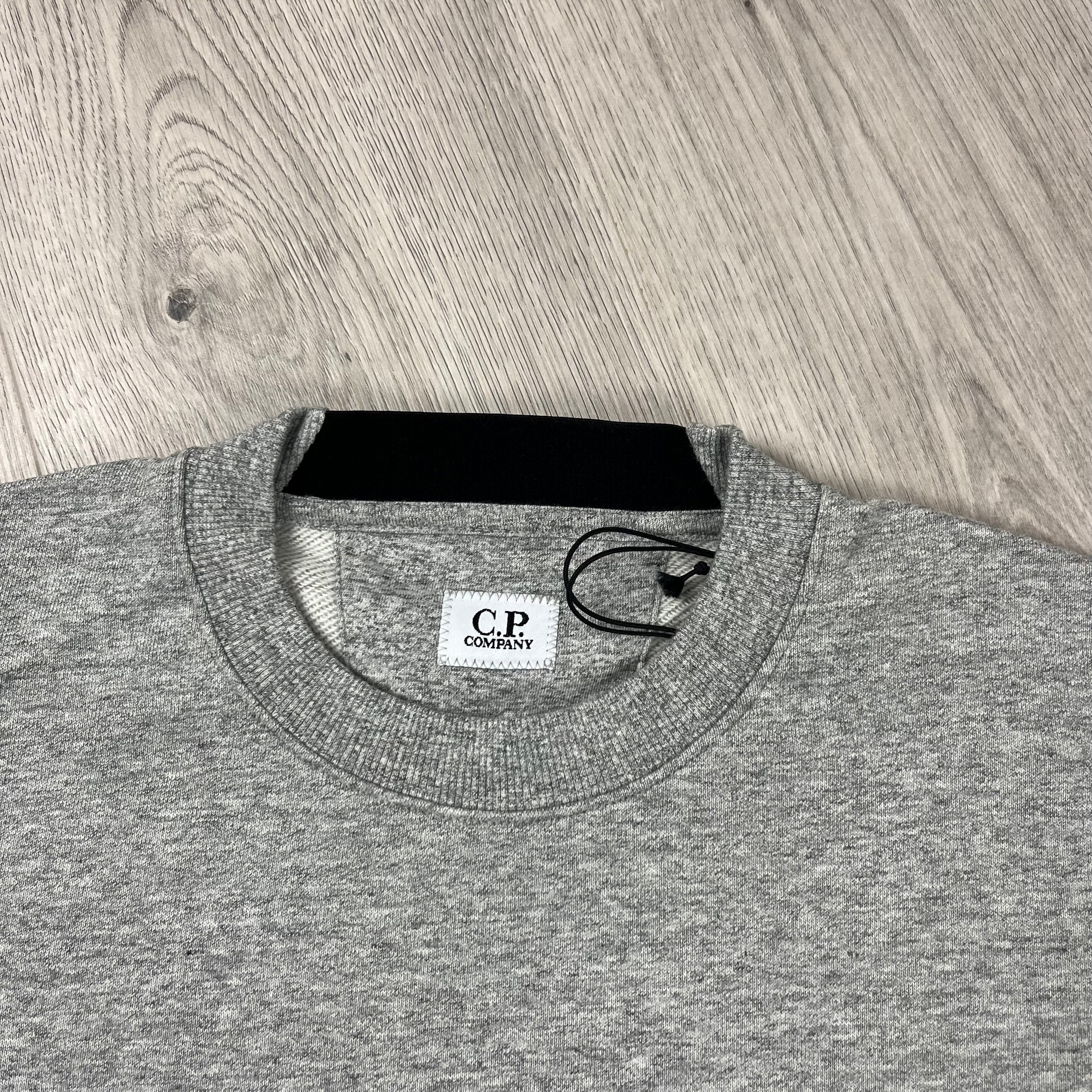 CP Company Raised Fleece Sweatshirt - Grey -Usfansport