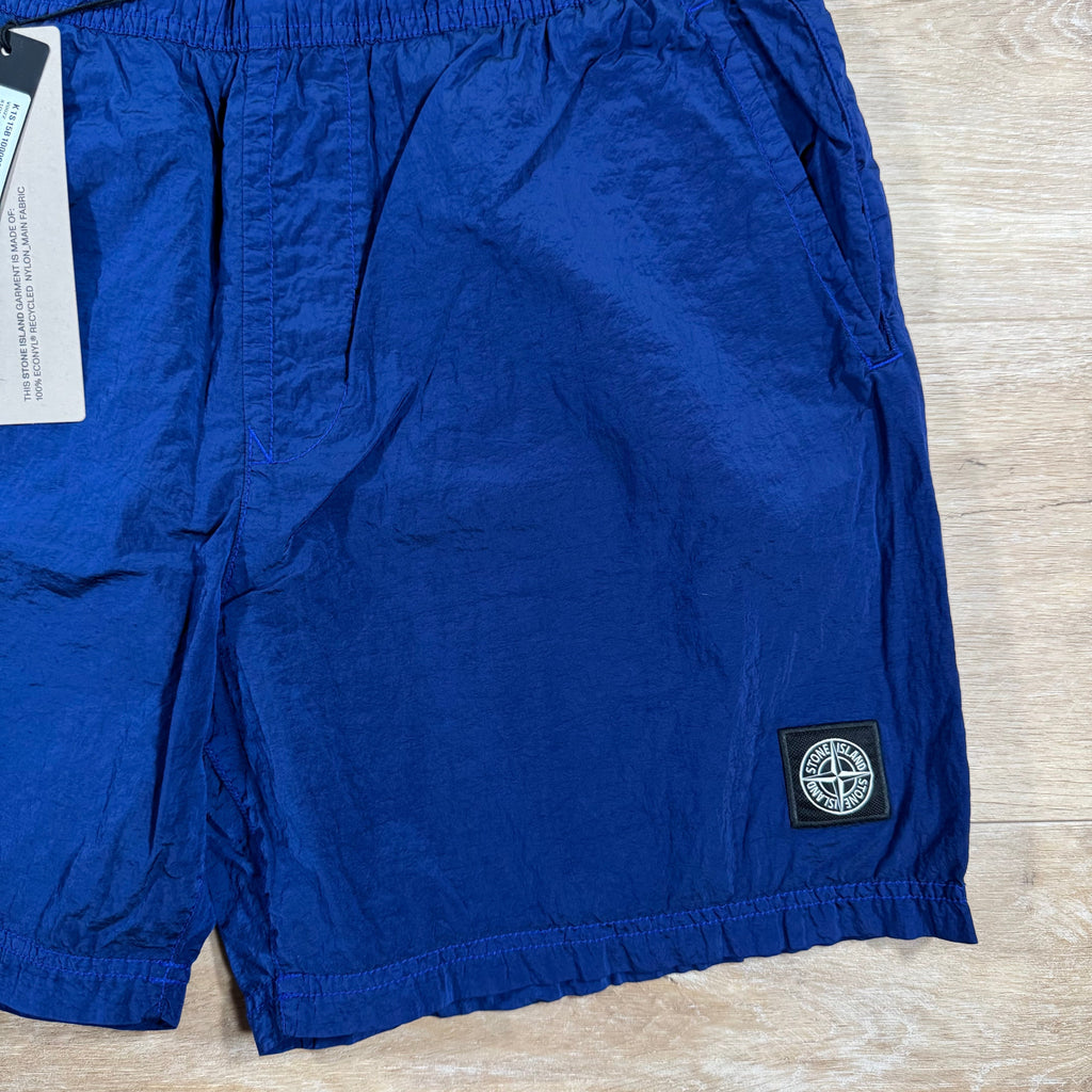 Stone Island Nylon Metal Swim Shorts in Bright Blue -Usfansport