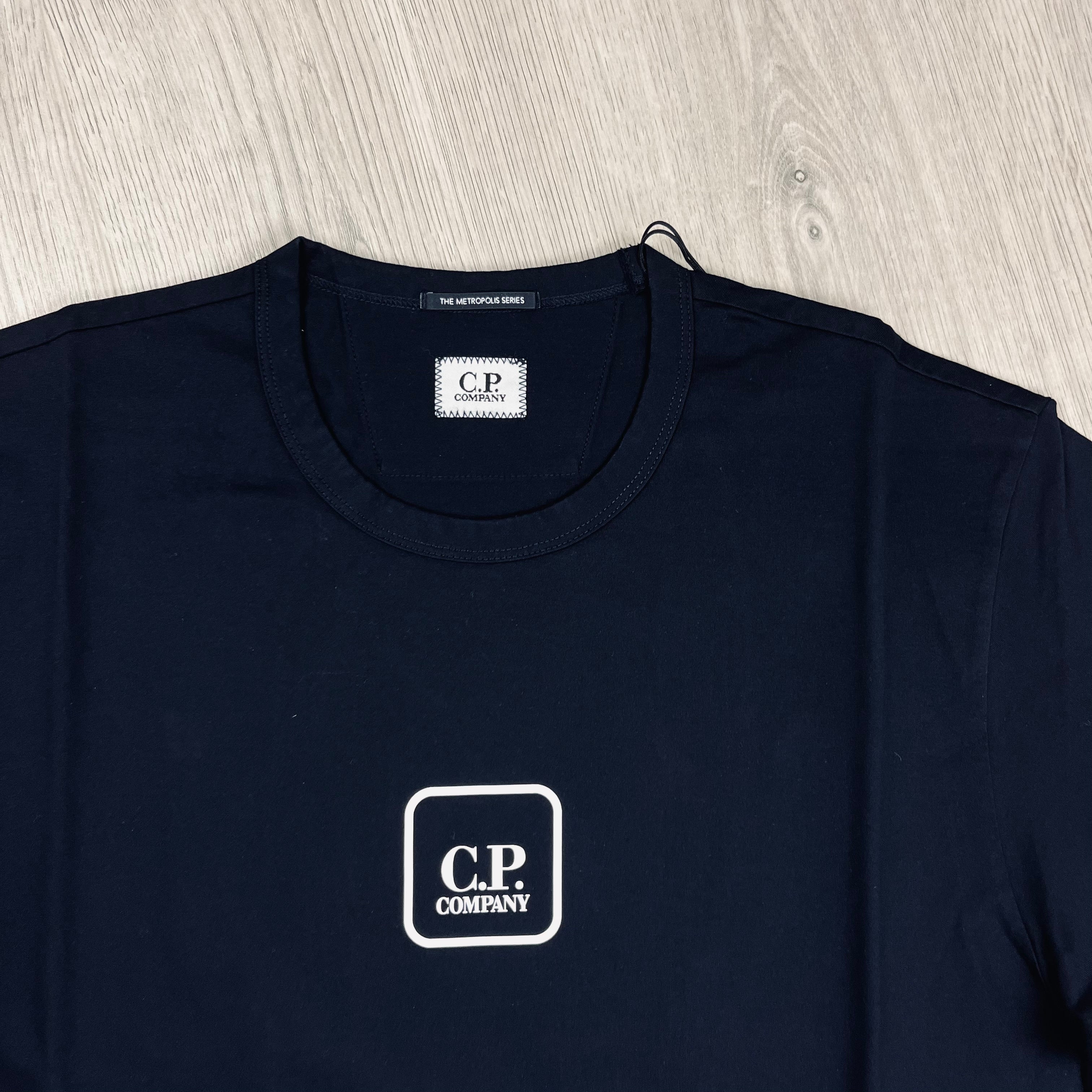 CP Company Metropolis T-Shirt - Navy -Usfansport