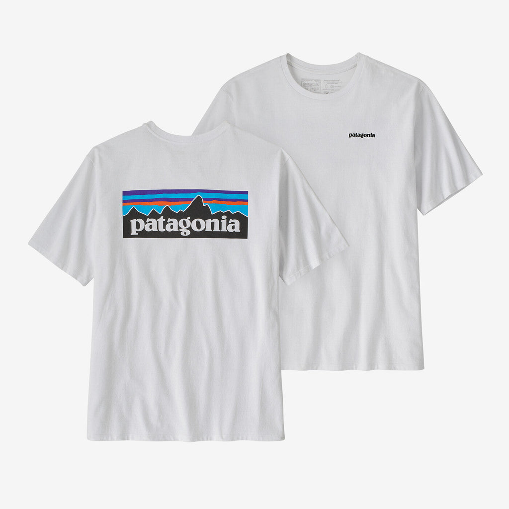 Patagonia P-6 Responsibili Logo T-Shirt I Hvid