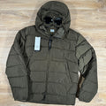 CP Company Chrome-R Goggle Down Jacket in Ivy Green -Usfansport