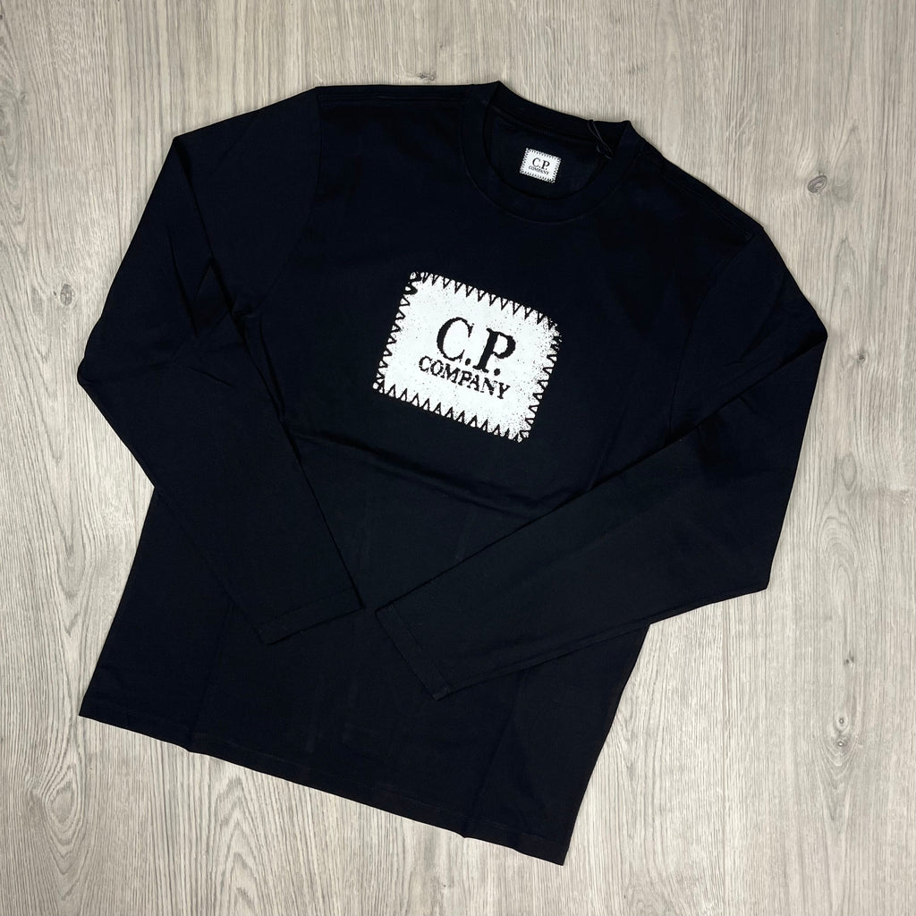 CP Company Stamp T-Shirt - Black -Usfansport