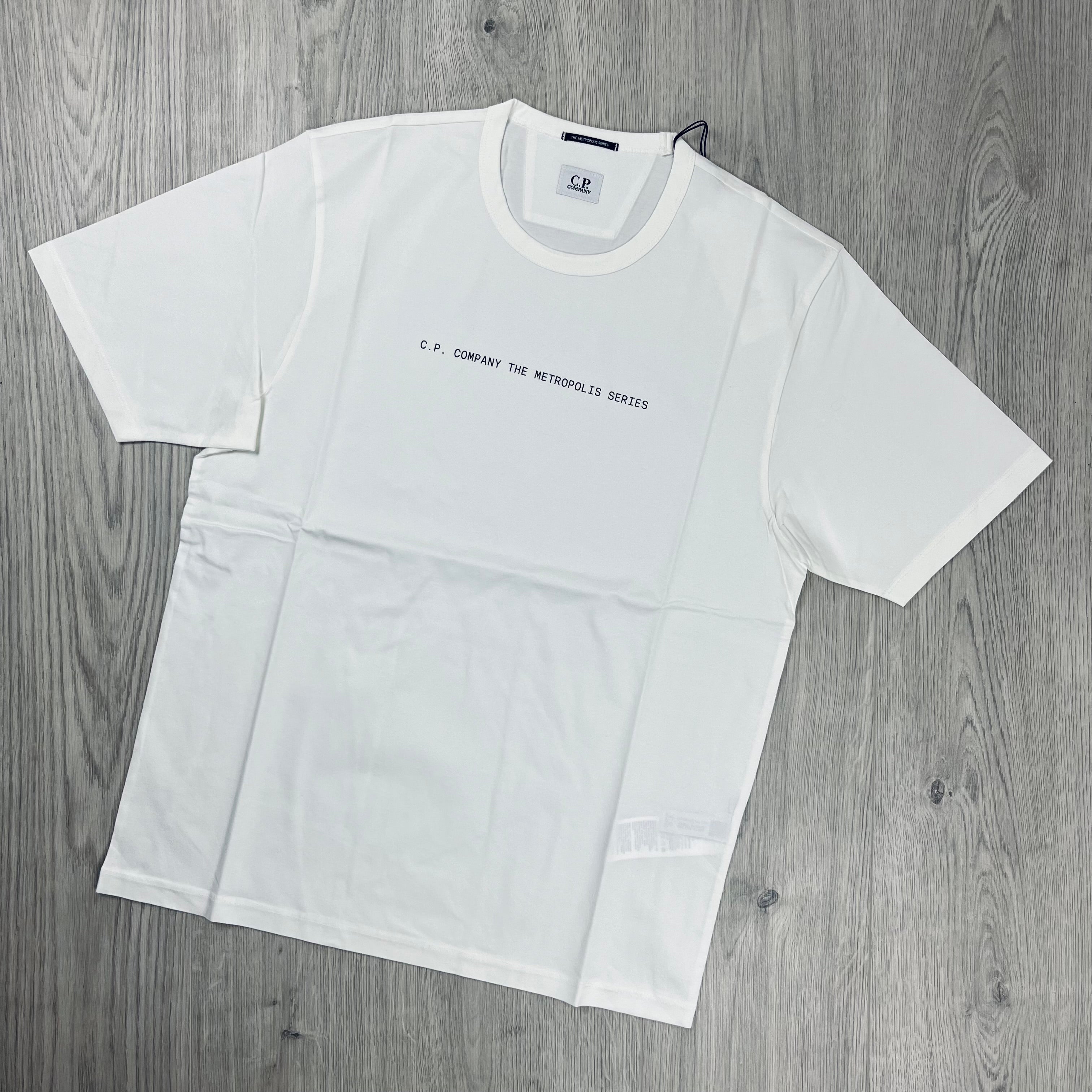 CP Company Metropolis T-Shirt - White -Usfansport