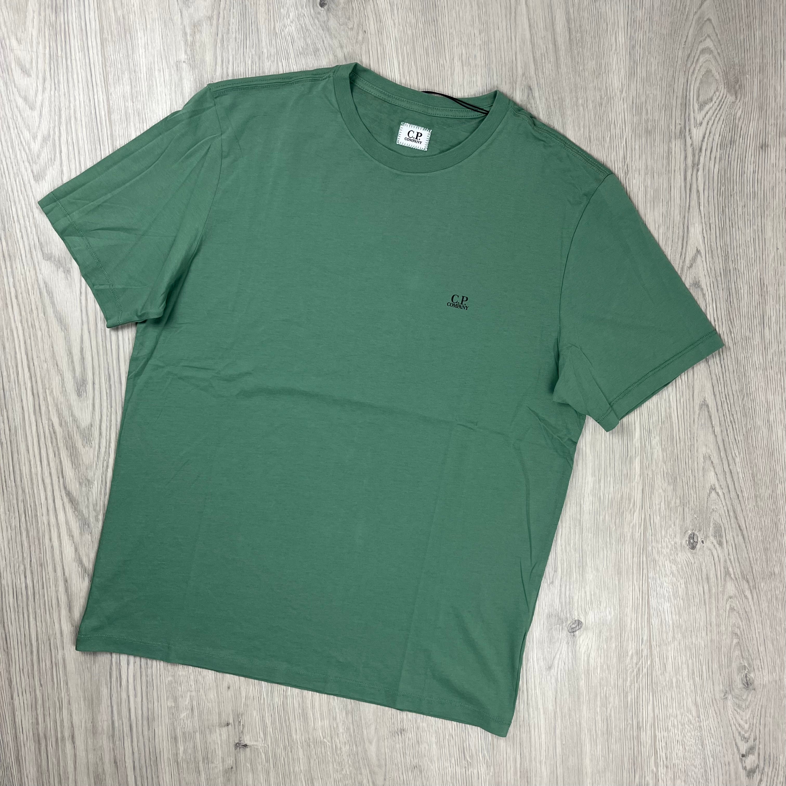 CP Company Goggle T-Shirt- Green Bay -Usfansport