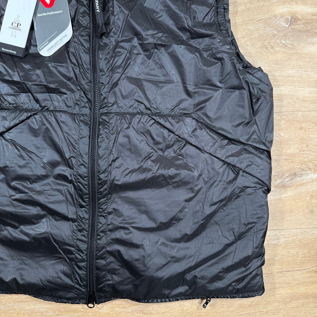 CP Company Nada Shell Goggle Vest in Black -Usfansport