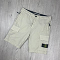 Stone Island Cargo Shorts - Sand -Usfansport