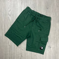 CP Company Jersey Shorts - Duck Green -Usfansport