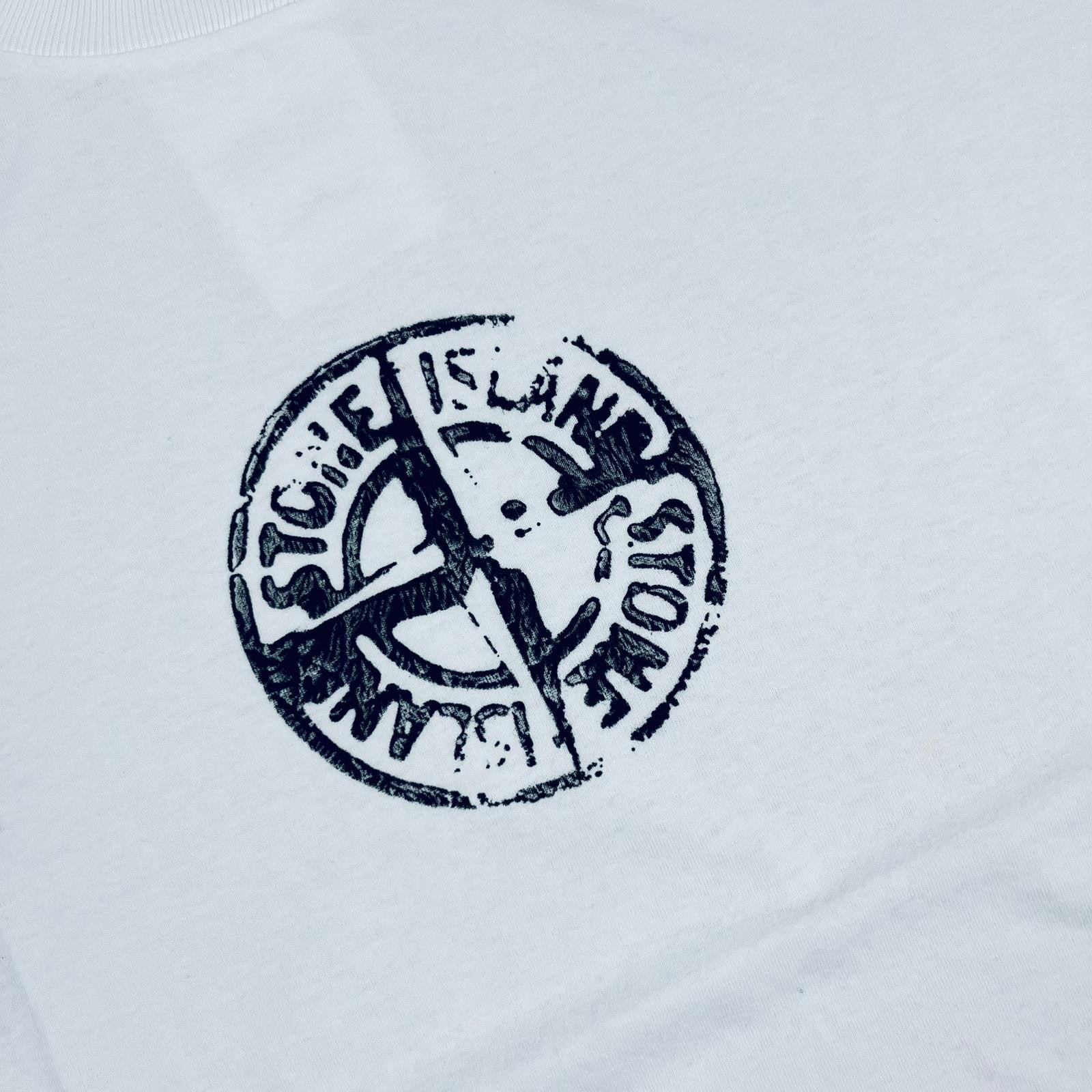 Stone Island Printed T-Shirt - White -Usfansport