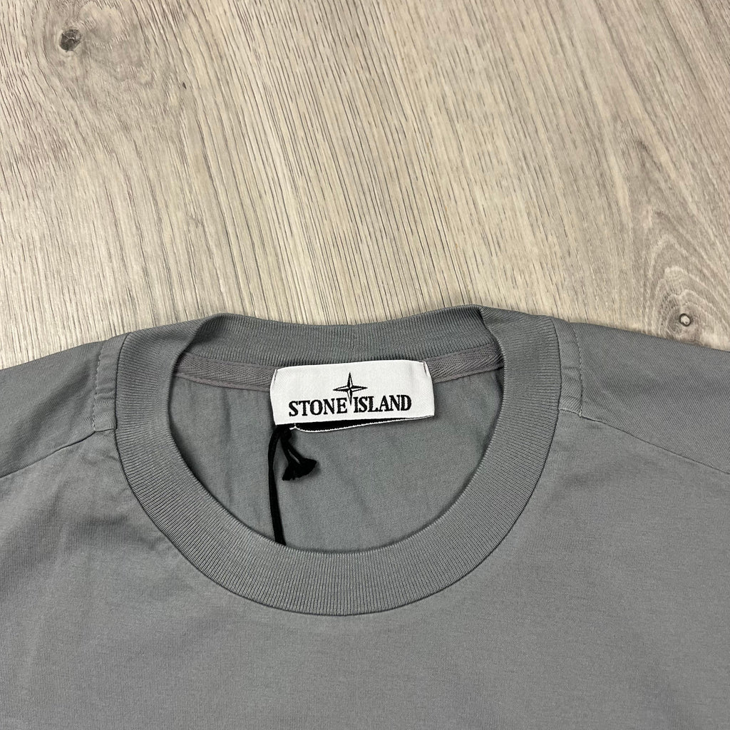 Stone Island Patch T-Shirt - Grey -Usfansport