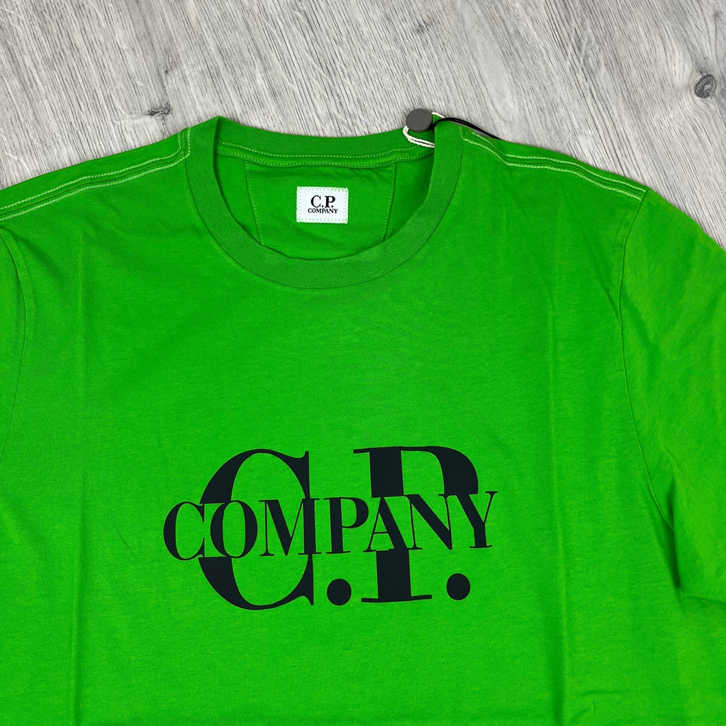 CP Company Printed T-Shirt - Green -Usfansport