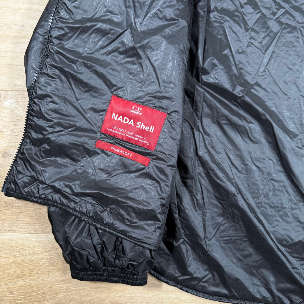 CP Company Nada Shell Lens Padded Jacket in Black -Usfansport