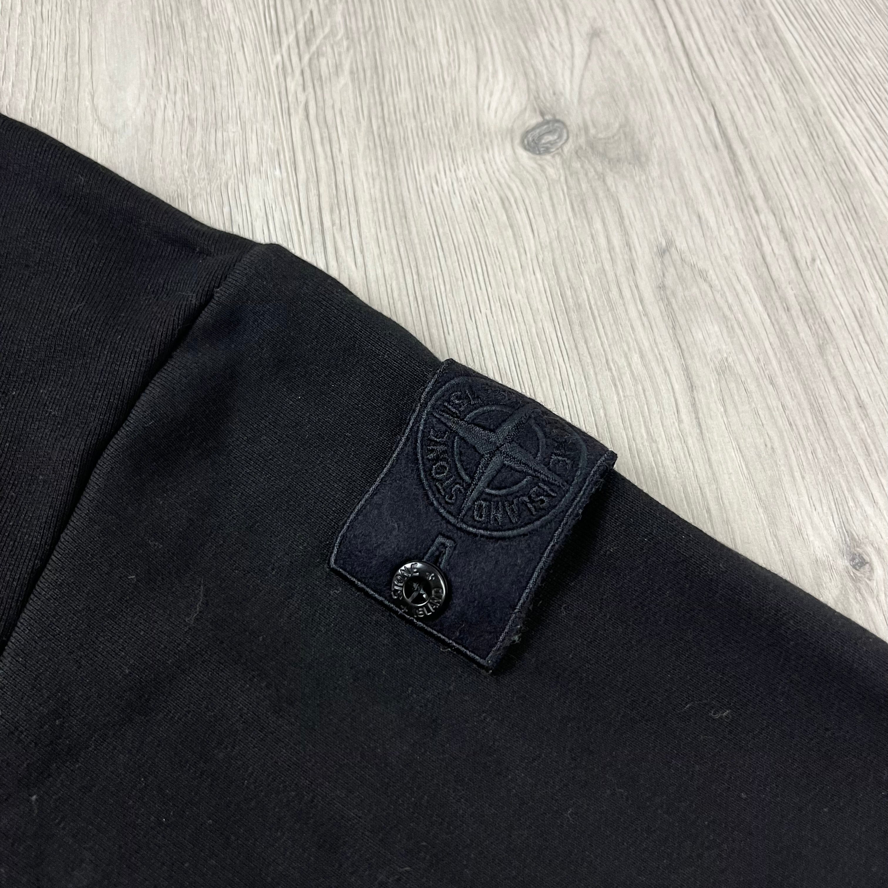 Stone Island Ghost Zip Fleece - Black -Usfansport